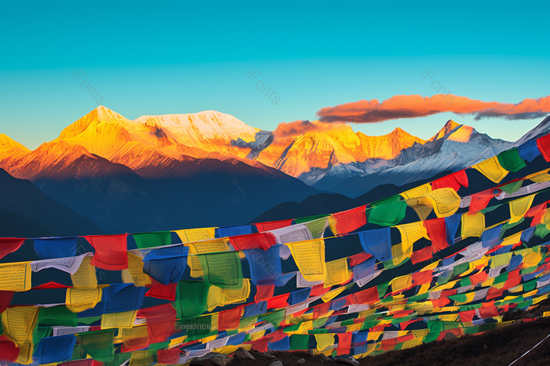 夕阳下的雪山神山自然风光云南景区,高清,摄影图,摄影图片,图片大全,摄影图免费下载